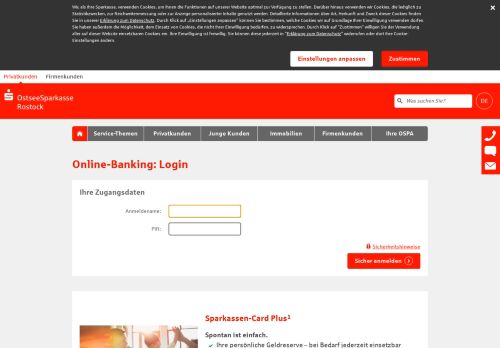 
                            13. Login Online-Banking - Ospa