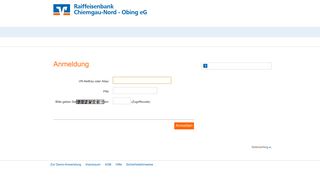 
                            1. Login Online-Banking - Raiffeisenbank Chiemgau-Nord