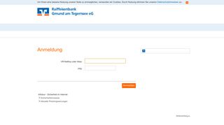 
                            10. Login Online-Banking - Raiffeisenbank Gmund am Tegernsee