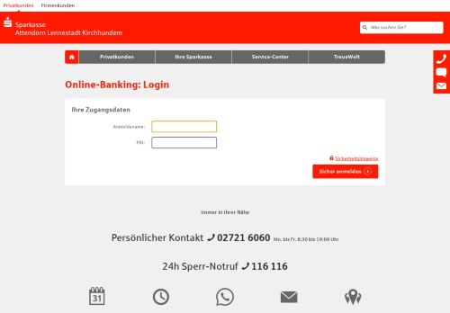 
                            2. Login Online-Banking - Sparkasse ALK