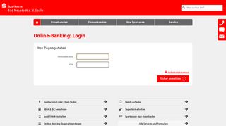 
                            2. Login Online-Banking - Sparkasse Bad Neustadt ad Saale