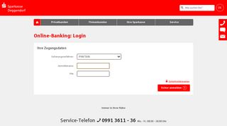 
                            2. Login Online-Banking - Sparkasse Deggendorf