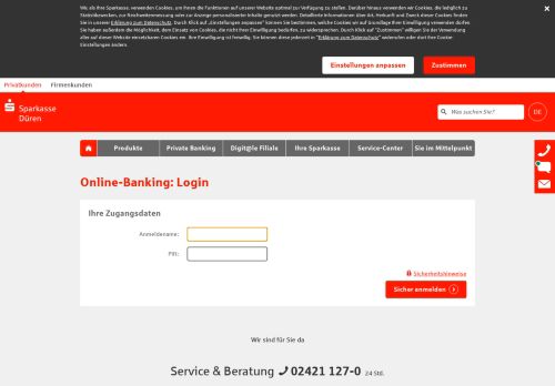 
                            9. Login Online-Banking - Sparkasse Düren