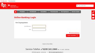 
                            1. Login Online-Banking - Sparkasse Gelsenkirchen