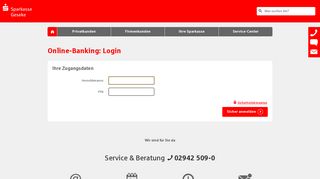 
                            2. Login Online-Banking - Sparkasse Geseke