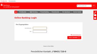 
                            7. Login Online-Banking - Sparkasse im Landkreis Schwandorf