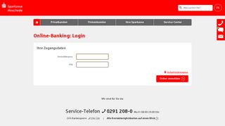 
                            9. Login Online-Banking - Sparkasse Meschede