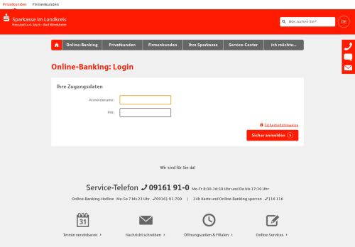 
                            1. Login Online-Banking - Sparkasse Nea