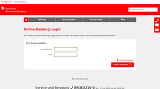 
                            1. Login Online-Banking - Sparkasse Neumarkt i.d.OPf.