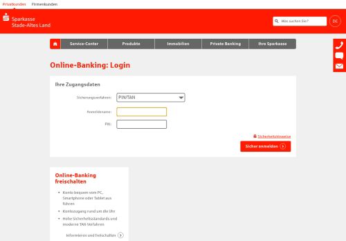 
                            8. Login Online-Banking - Sparkasse Stade-Altes Land