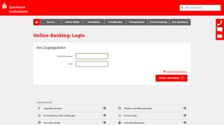 
                            5. Login Online-Banking - Sparkasse Südholstein