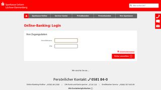 
                            1. Login Online-Banking - Sparkasse Uelzen Lüchow-Dannenberg