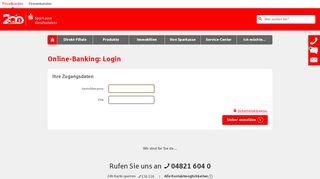 
                            1. Login Online-Banking - Sparkasse Westholstein