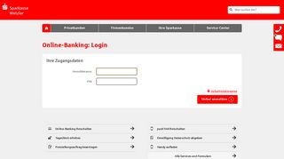 
                            9. Login Online-Banking - Sparkasse Wetzlar