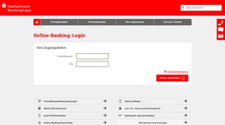 
                            7. Login Online-Banking - Stadtsparkasse Blomberg/Lippe