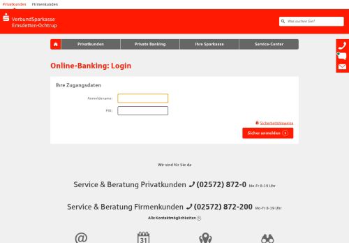 
                            1. Login Online-Banking - VerbundSparkasse Emsdetten·Ochtrup