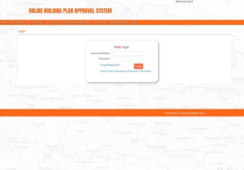 
                            7. Login - online building plan approval system