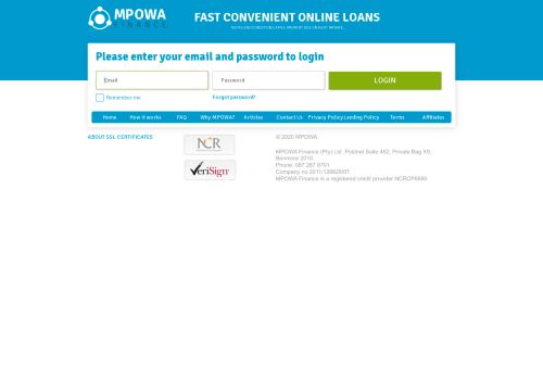 
                            3. Login - Online Cash Loans