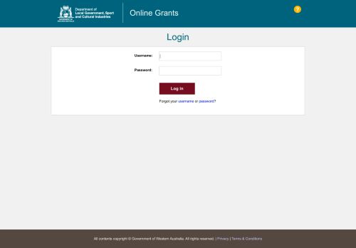 
                            11. Login - Online Grants