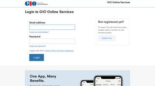 
                            8. Login - Online Insurance Maintenance - Gio