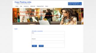 
                            3. Login - Online Jobs, Data Entry jobs, Copy Pasting Jobs, Online Part ...