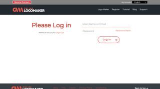 
                            2. Login - Online Logo Maker