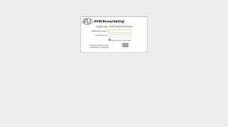 
                            8. Login op: AVN Remarketing