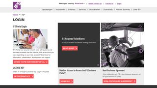 
                            1. Login op uw persoonlijke IFS Portal | IFS Nederland