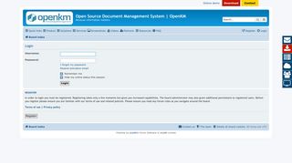 
                            2. login - Open Source Document Management System | OpenKM
