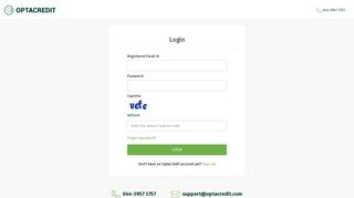 
                            2. Login - OptaCredit