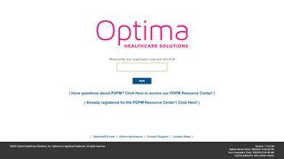
                            1. Login - Optima Healthcare Solutions