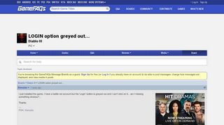 
                            9. LOGIN option greyed out... - Diablo III Message Board for PC ...
