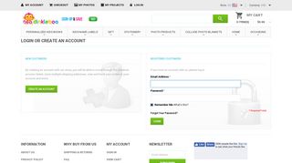 
                            2. Login or Create an Account - Dinkleboo