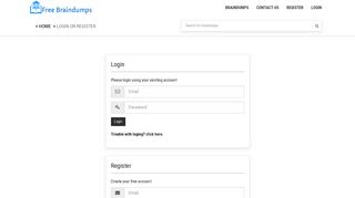 
                            4. Login or Create an account - Free-Braindumps.com