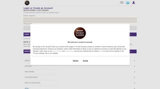 
                            6. Login or Create an Account - NESCAFÉ® Dolce Gusto