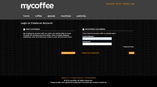
                            4. Login or Create an Account - Nespresso ® Compatible Capsules