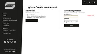 
                            2. Login or Create an Account - Supersport