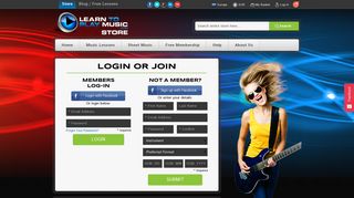 
                            9. Login or Join - LearnToPlayMusic.com