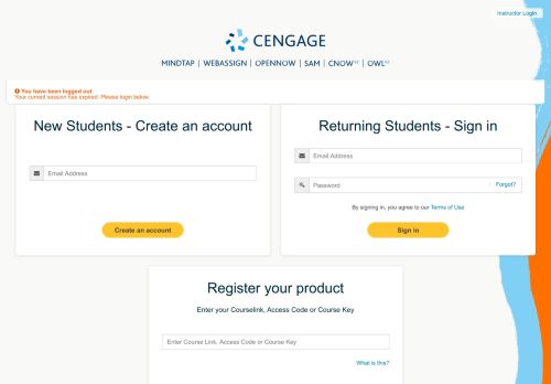 
                            5. Login or Register - Cengage Brain