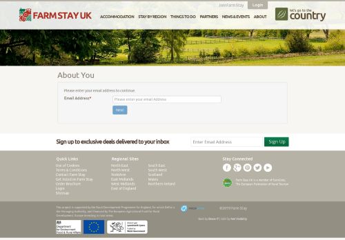 
                            12. Login or Register | Farm Stay UK