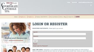 
                            9. Login or Register – Innova Benefit Services