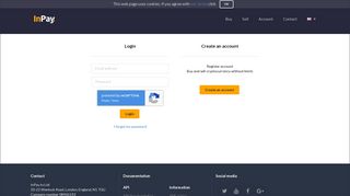 
                            3. Login or register - InPay