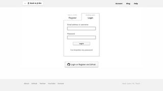 
                            5. Login or Register - JSBin