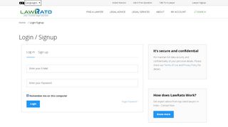 
                            1. Login Or Register - LawRato.com