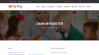 
                            4. Login Or Register - My Story - Experiential Early Learning