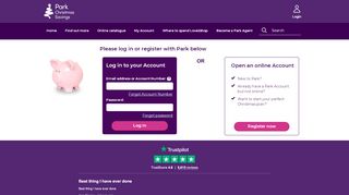 
                            7. Login or Register - Park Christmas Savings