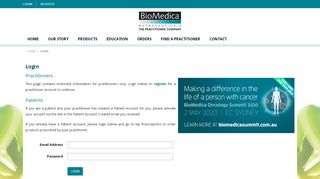 
                            9. Login or register to access content - BioMedica