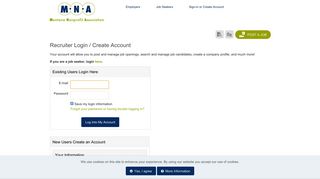 
                            9. Login or Register to Post Jobs - Montana Nonprofit Association (MNA)