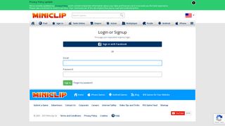 
                            3. Login or Signup - Games at Miniclip.com - Play Free Online Games