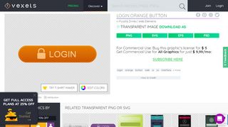 
                            2. Login orange button - Transparent PNG & SVG vector - Vexels